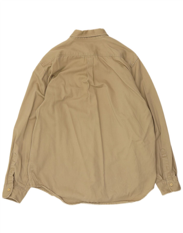 G-Star Chemise homme XL en coton à fines rayures beige