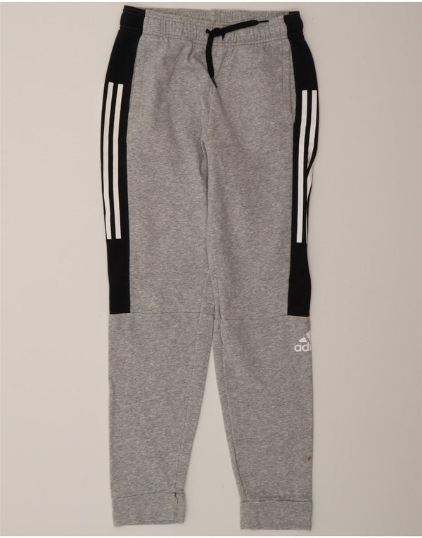 Adidas Pantalon de Survêtement Garçon Joggers 13-14 ans Gris Colorblock Coton
