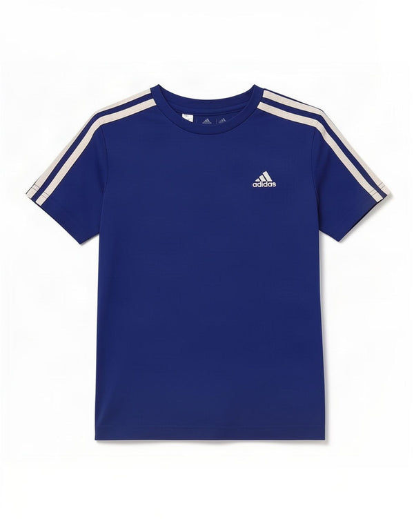 Adidas Garçon Aeroready T-Shirt Top 8-9 ans Bleu Polyester