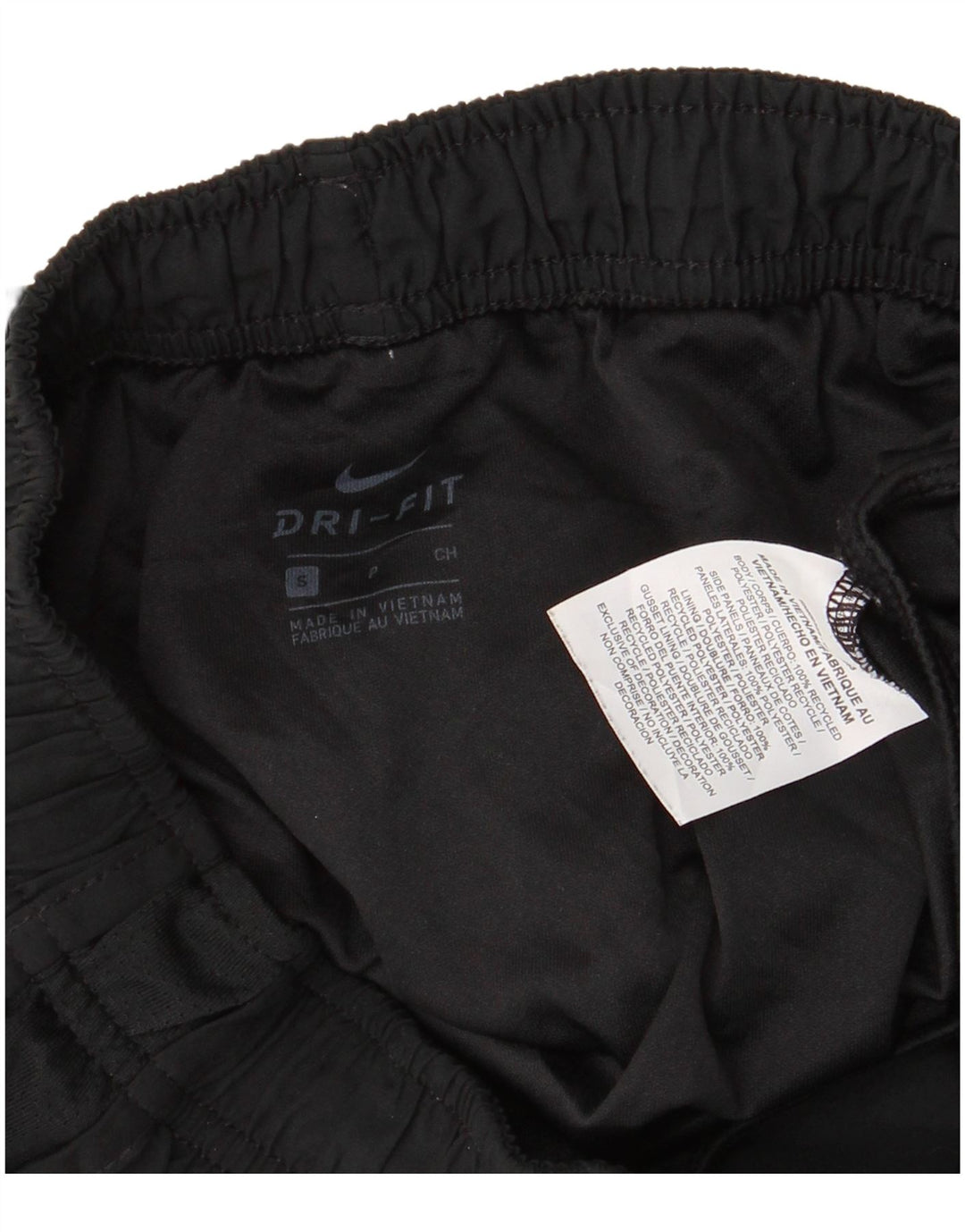 NIKE Short de sport Dri Fit pour femme UK 10 Petit Noir Polyester