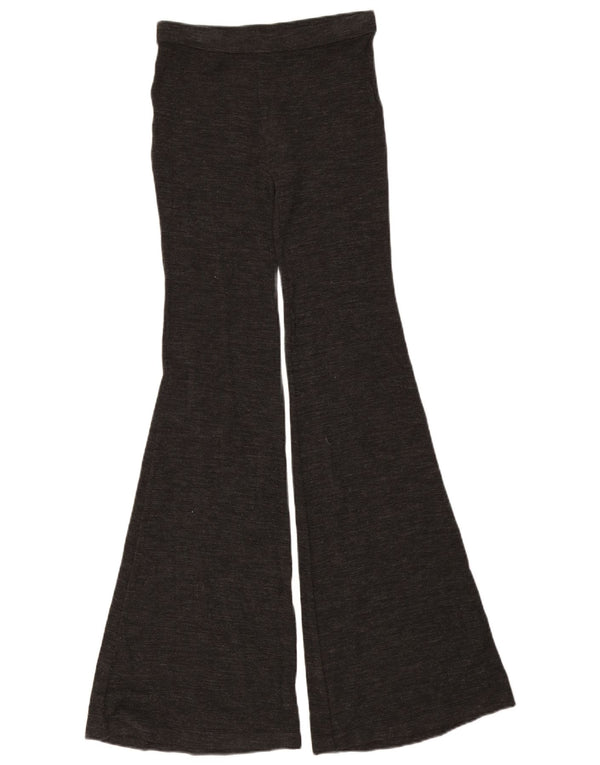 Roccobarocco Legging évasé pour femme UK 4 XS Gris moucheté