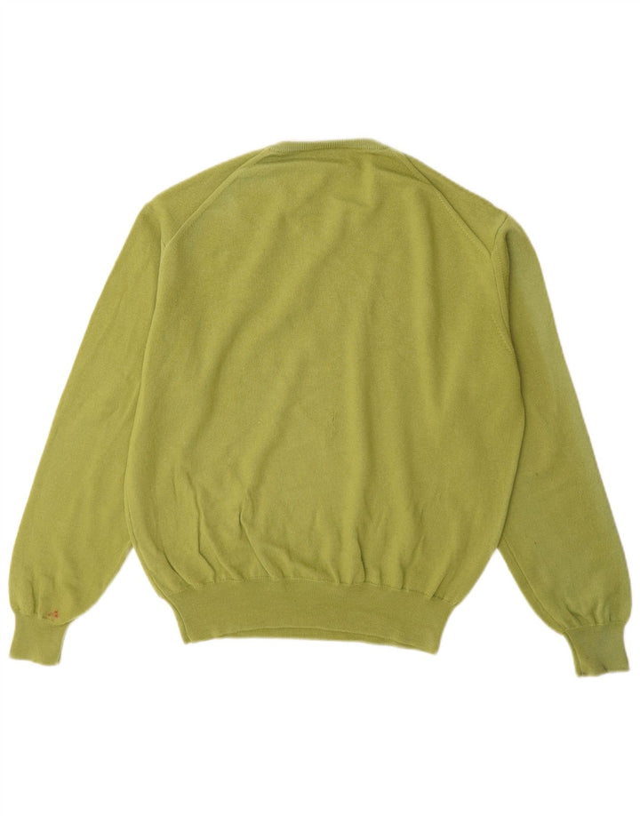 Hackett Pull Col V Homme Vert Moyen Laine Mérinos