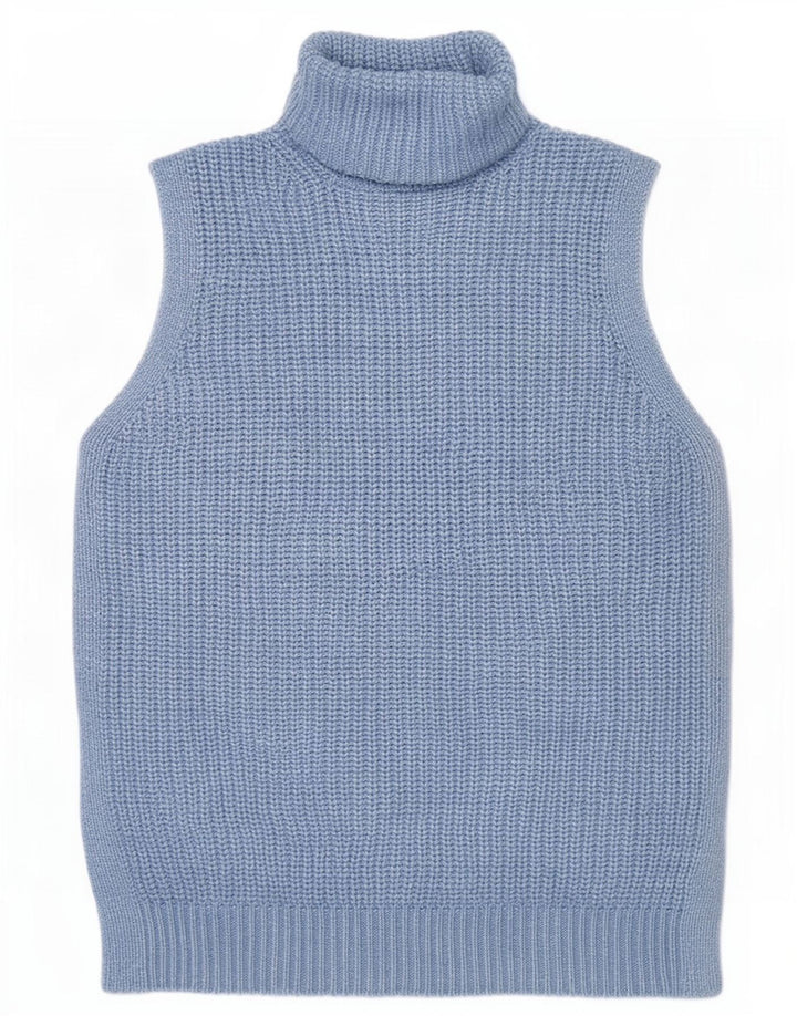 Marks & Spencer Débardeur Femme UK 14 Bleu Moyen Polyester