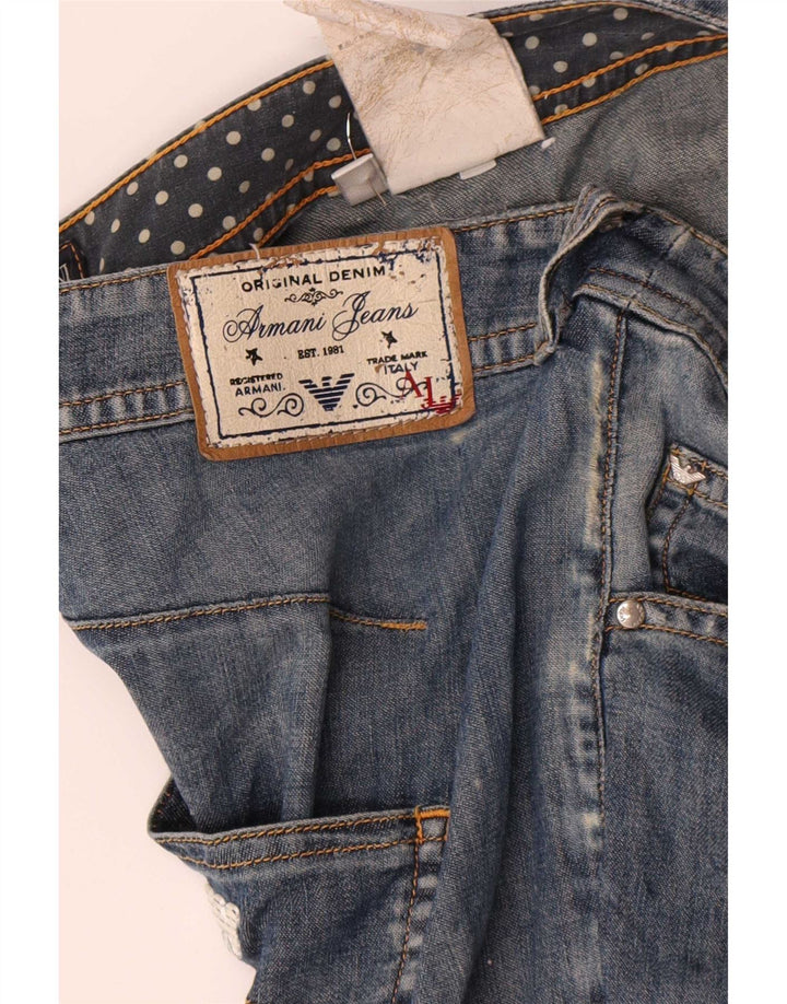 Armani Femme Jean Slim W32 L27 Bleu Coton
