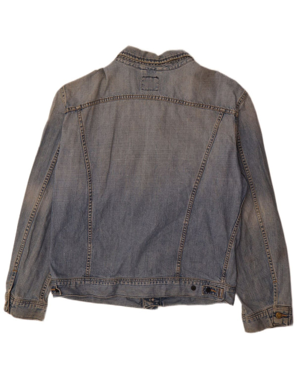 Lee Veste en Jean Homme UK 44 2XL Bleu Coton
