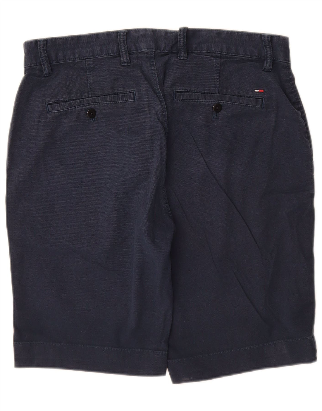 TOMMY HILFIGER Short Chino Homme W32 Bleu Marine Moyen Coton
