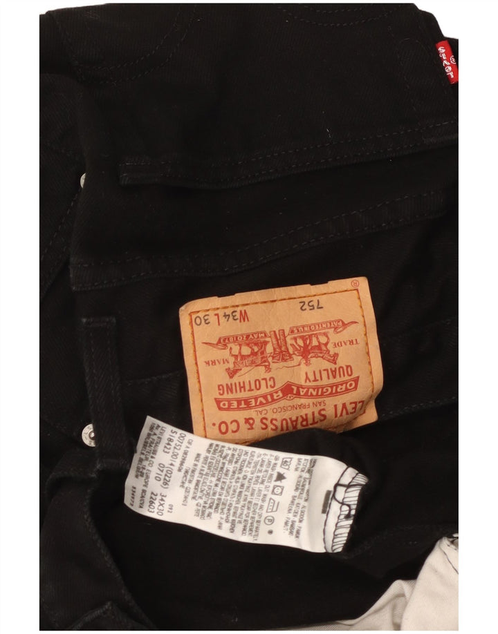Levi's Jean Droit 752 Homme Noir W34 L26 Coton