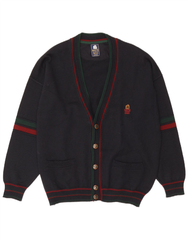 White Sails Pull Cardigan Homme Grand Bleu Marine