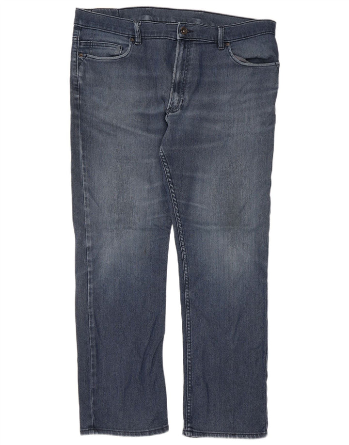 Marks & Spencer Jean droit femme W38 L31 bleu coton