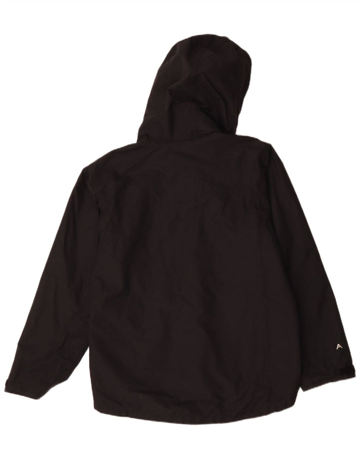 Berghaus Veste imperméable à capuche pour homme UK 38 Medium Noir Polyamide Sports