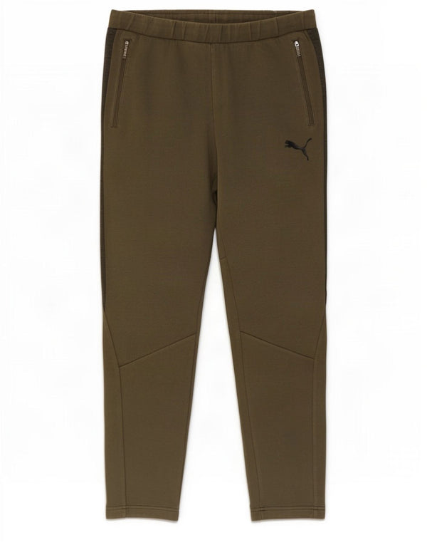 Puma Pantalon de survêtement pour homme Large Kaki Coton