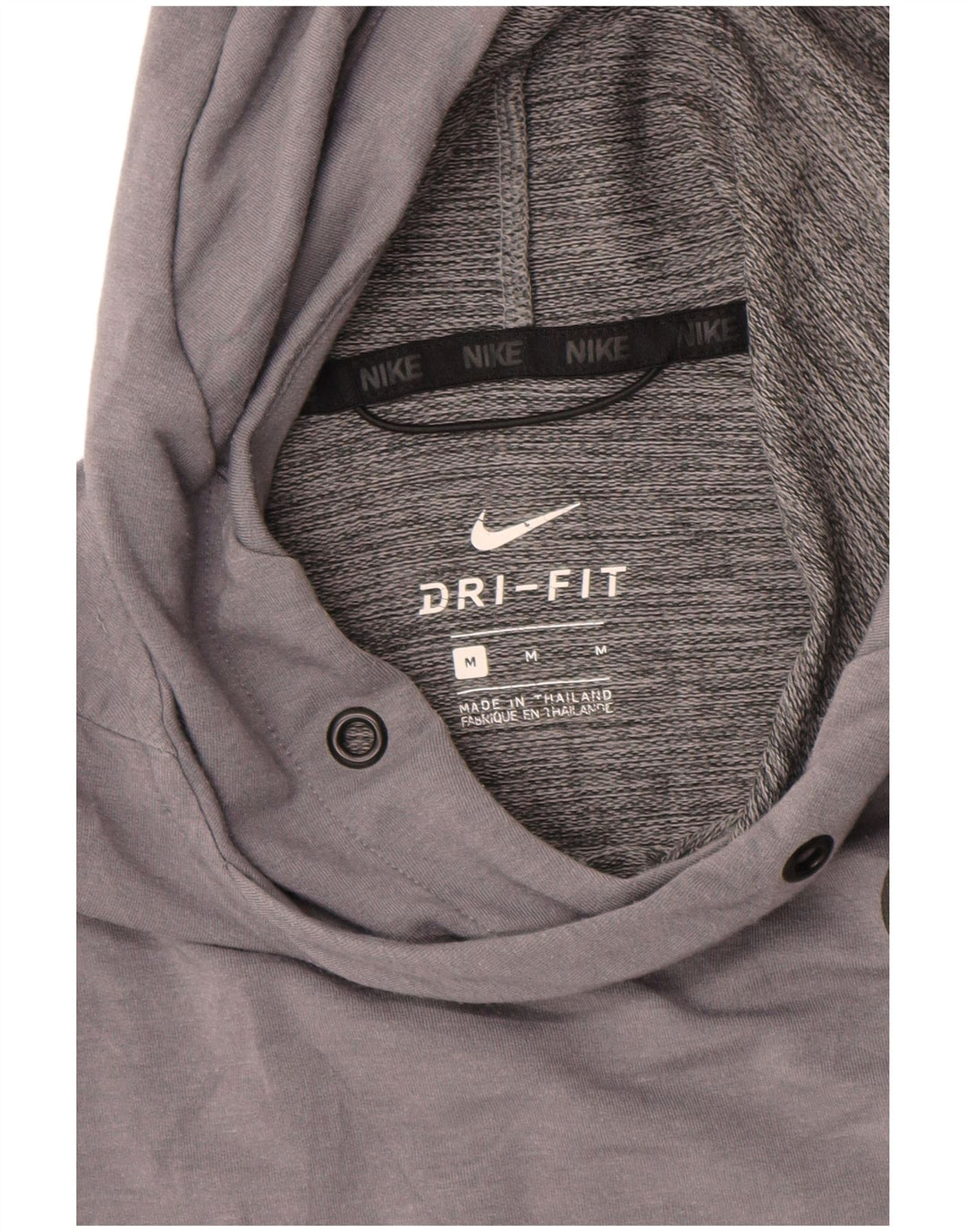 NIKE Pull à capuche sans manches Dri Fit pour homme Gris moyen Polyester