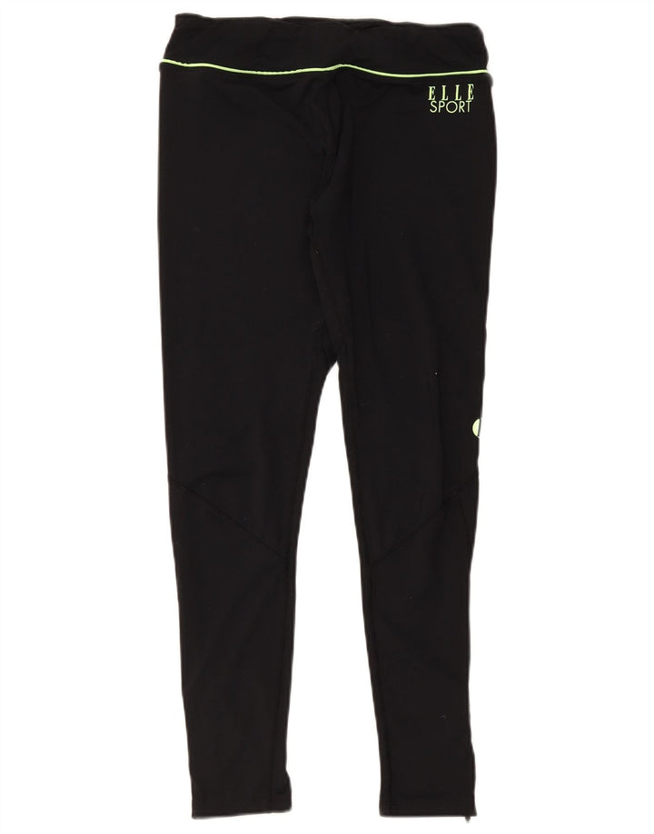 Elle Sport Leggings graphiques pour femmes UK 44 Polyester noir moyen