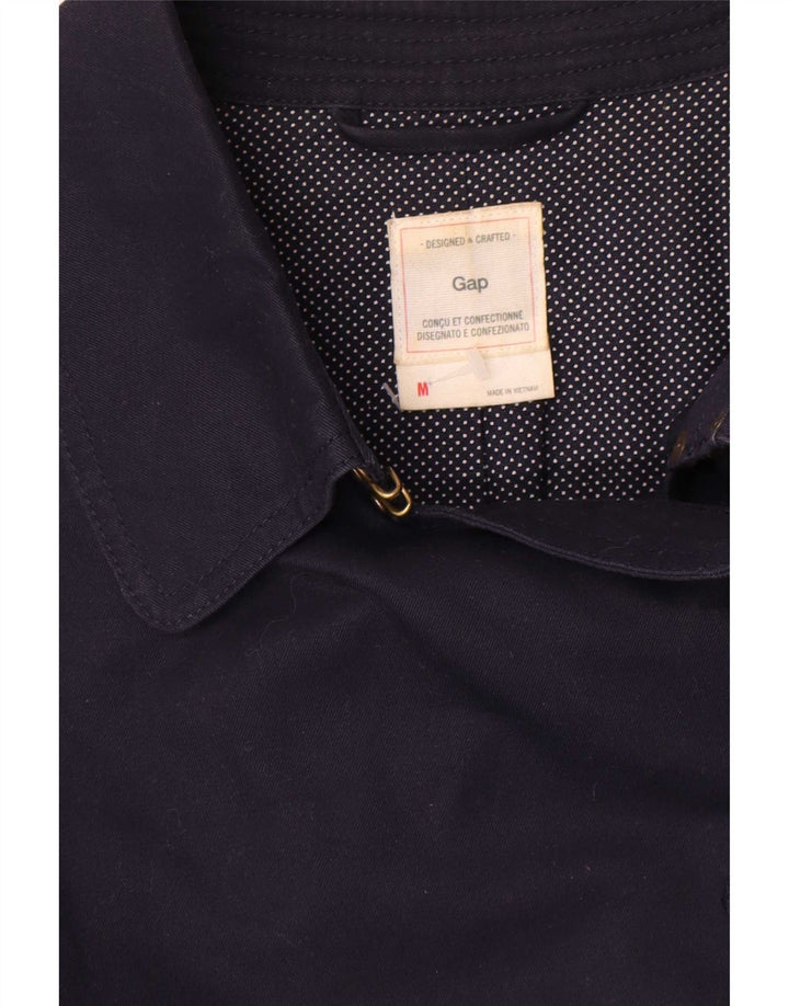 Gap Trench-Coat Femme UK 14 Bleu Marine Moyen