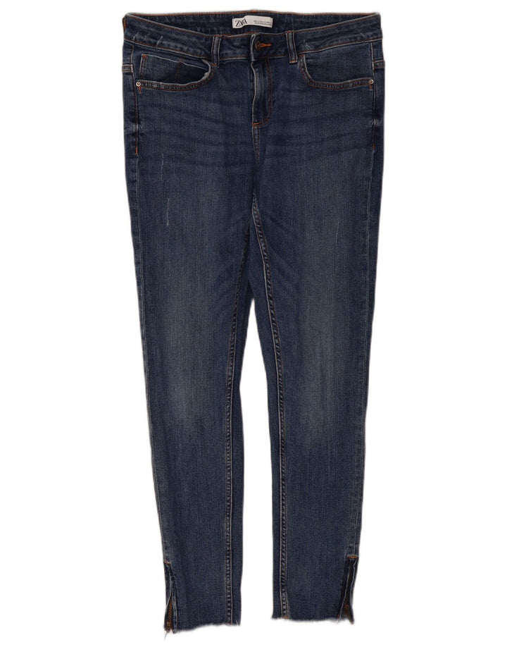 Zara Jean skinny pour femme EU 40 Medium W30 L27 Bleu