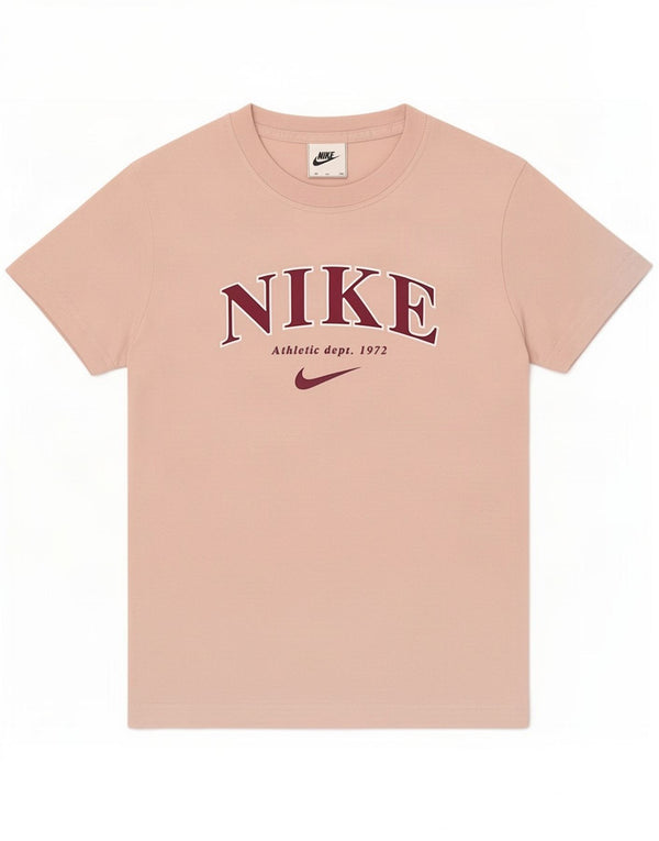 Nike T-Shirt Graphique Fille 8-9 Ans Petit Rose Coton