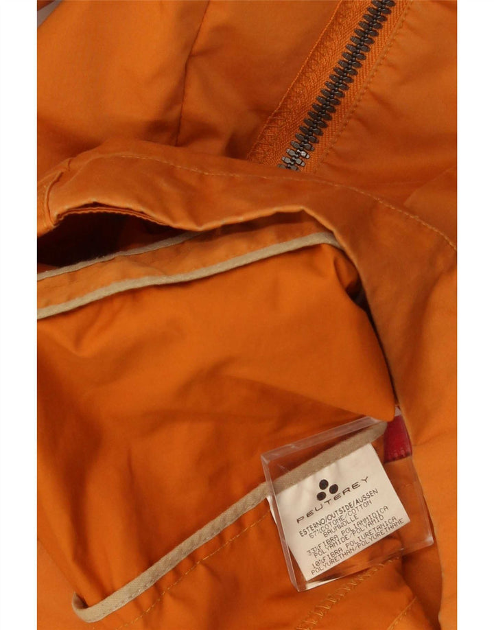 PEUTEREY Veste Bomber Homme UK 40 Large Orange Coton