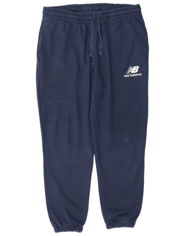 New Balance Pantalon de survêtement pour homme Bleu marine Taille L