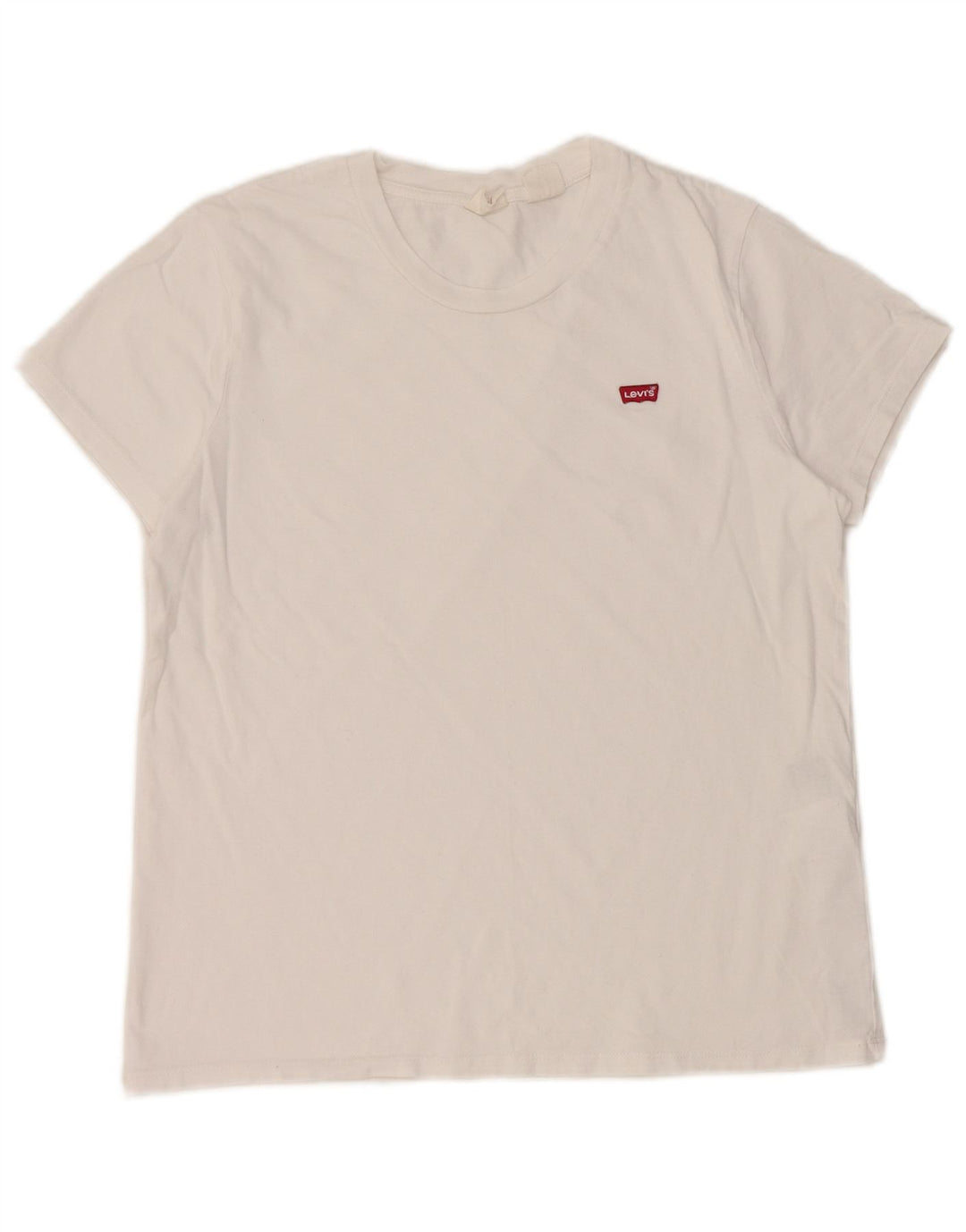 Levi's T-Shirt Femme UK 12 Blanc Moyen Coton