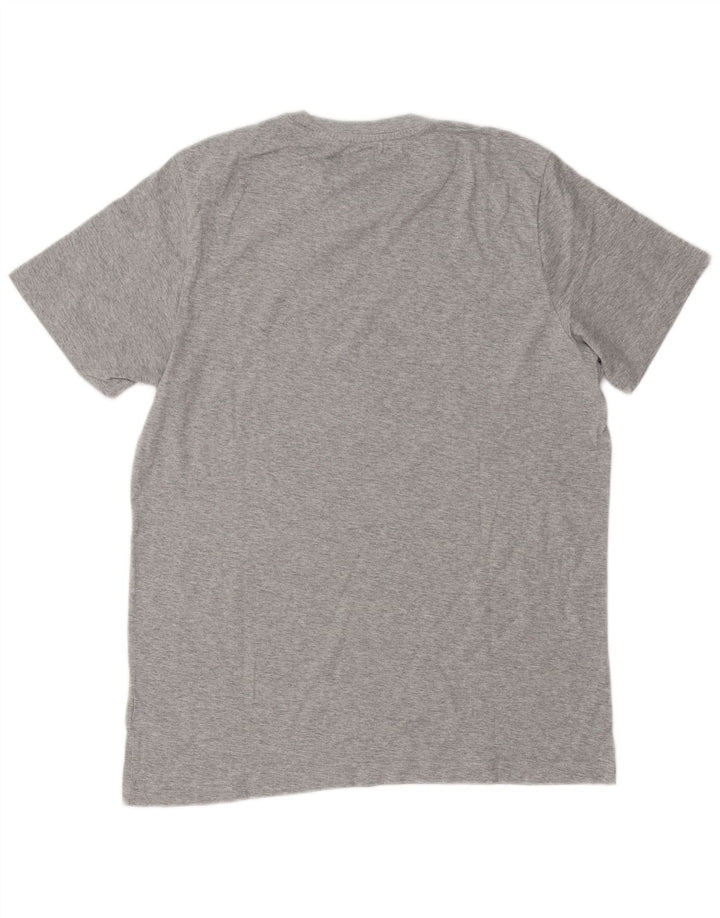 Adidas T-Shirt Graphique Homme Gris Moyen Moucheté