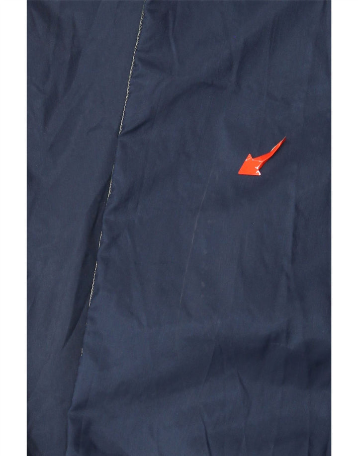 Arena Veste de pluie à capuche pour homme UK 42 XL Bleu marine Polyamide