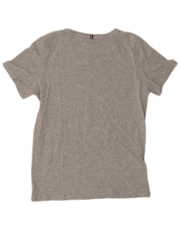 Tommy Hilfiger T-Shirt Top Garçon 15-16 ans Gris Moucheté