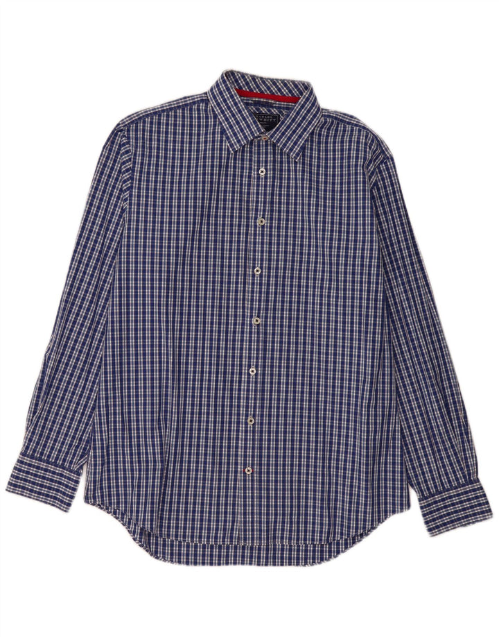 Charles Tyrwhitt Chemise Homme Grand Carreau Bleu Coton