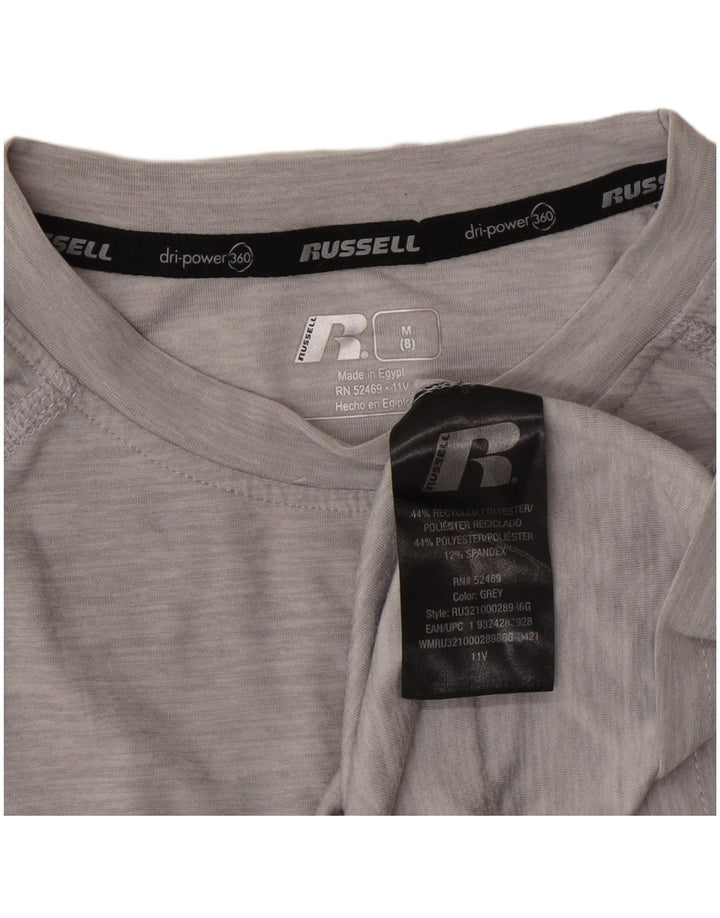 Russell Athletic Haut Dri-Power à manches longues pour garçon 7-8 ans Gris moyen