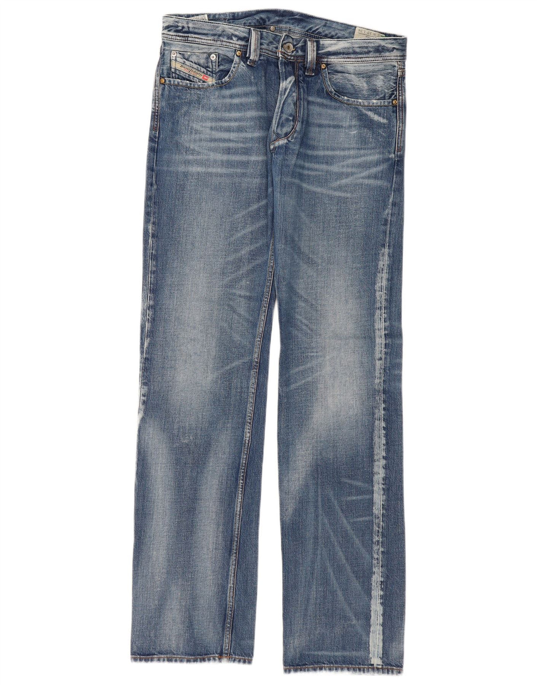 DIESEL Jean droit Larkee homme W32 L34 bleu coton