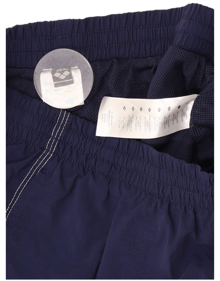 Arena Short de Sport Homme Bleu Marine Moyen Nylon