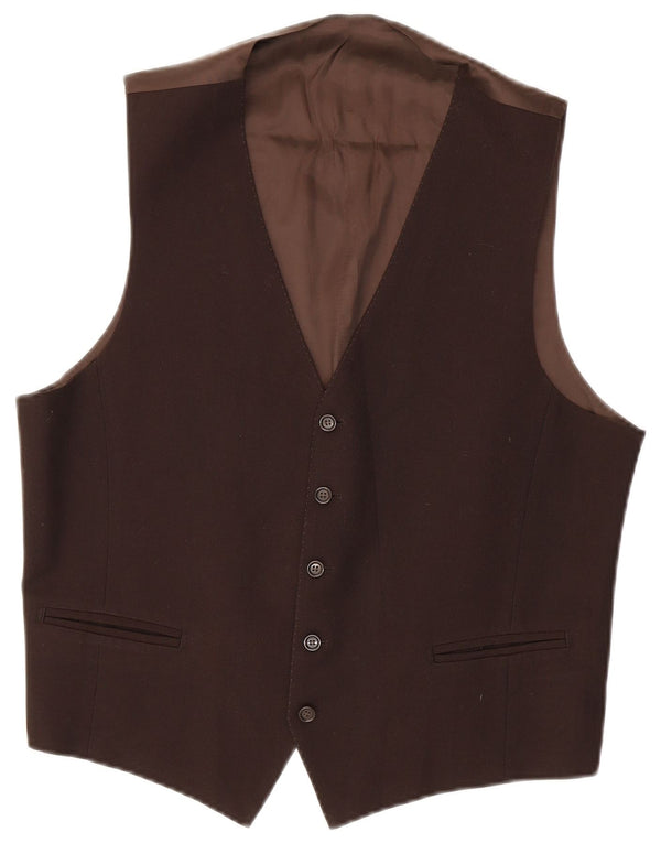 gilet homme vintage marron moyen