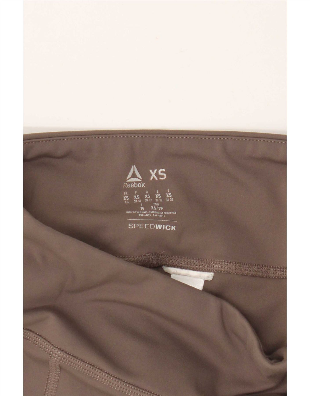 Reebok Leggings Femme UK 4/6 XS Beige