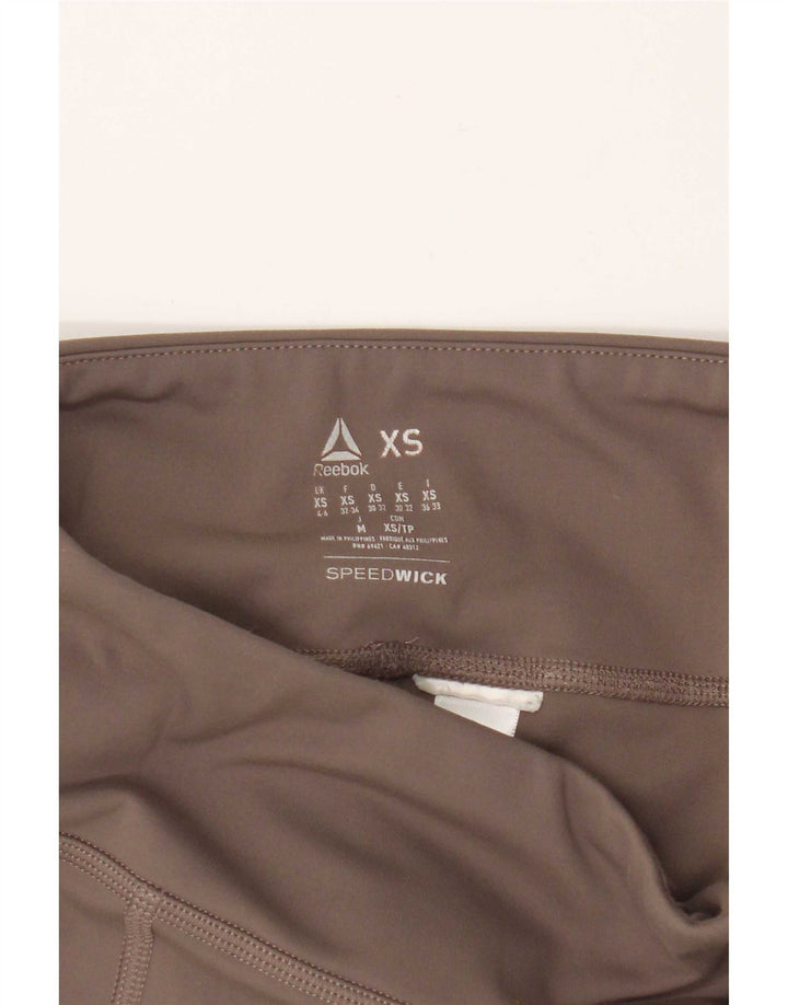 Reebok Leggings Femme UK 4/6 XS Beige