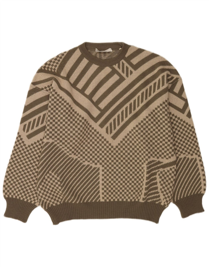 Gianfranco Ottaviani Pull col rond pour homme IT 50 Kaki moyen