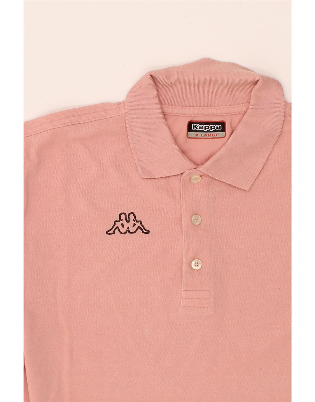 KAPPA Mens Polo Shirt XL Pink Cotton Vintage Kappa and Second-Hand Kappa from Messina Hembry 
