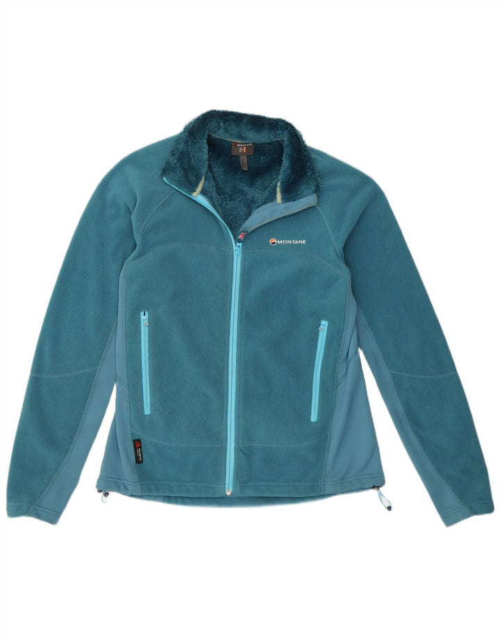 Montane Veste Polaire Femme UK 16 Grand Bleu Colorblock Polyester