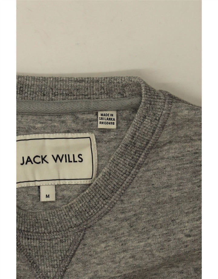 Jack Wills Sweat-Shirt Homme Gris Moyen Moucheté Coton