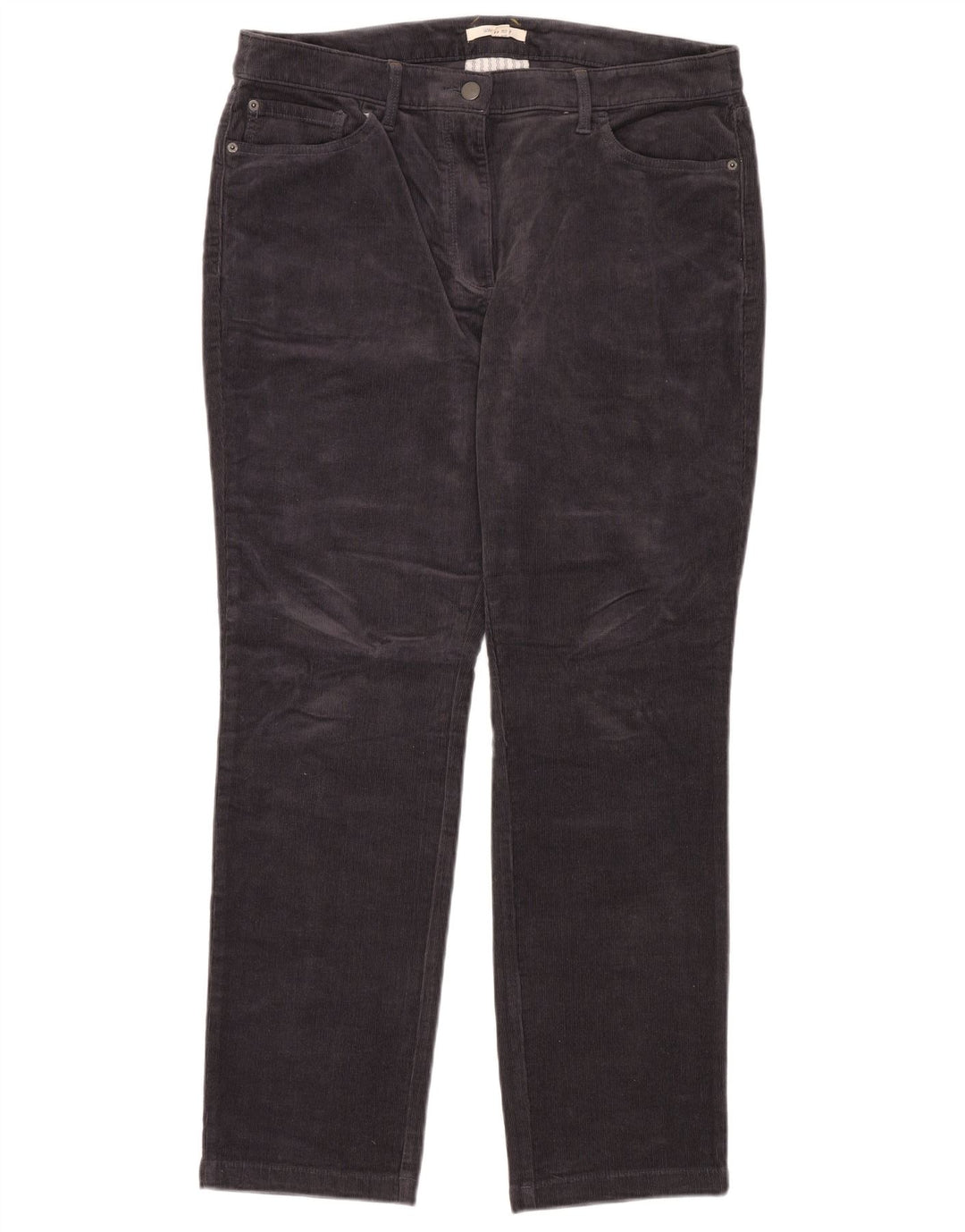 WHITE STUFF Pantalon droit en velours côtelé pour homme UK 16 Large W32 L32 Bleu marine