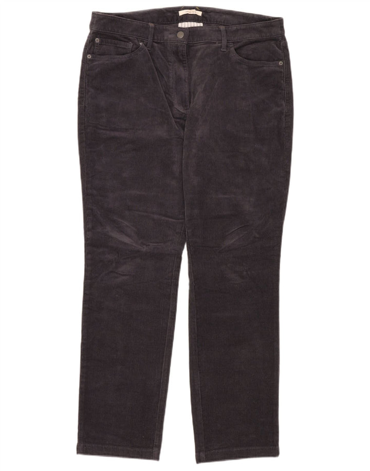 WHITE STUFF Pantalon droit en velours côtelé pour homme UK 16 Large W32 L32 Bleu marine