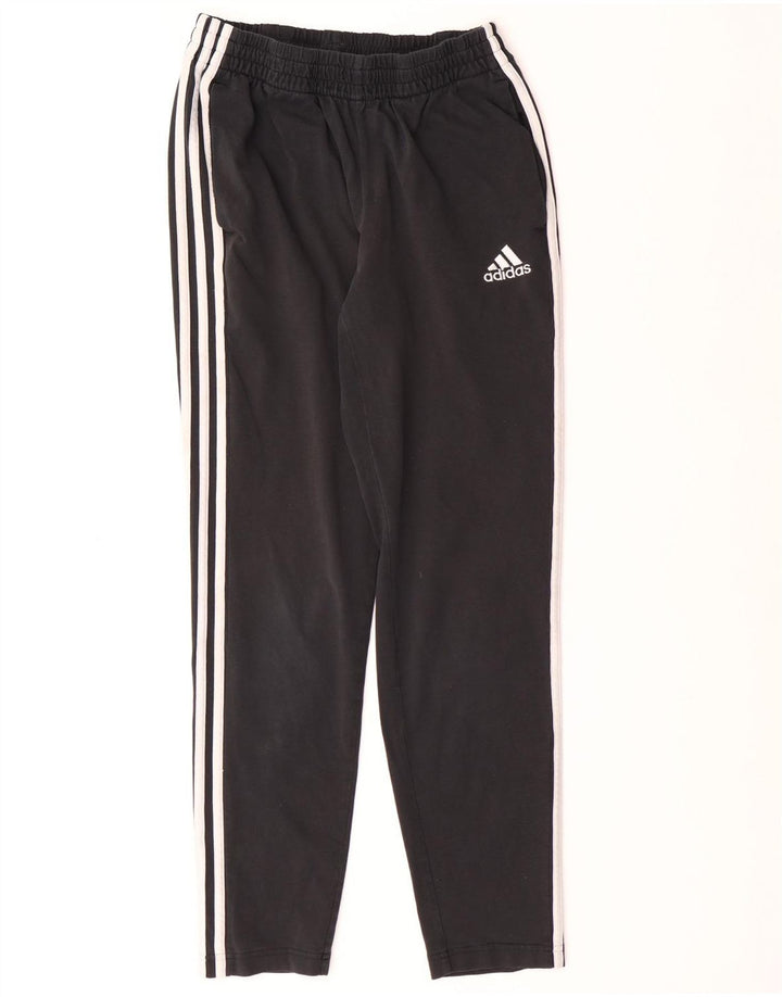 ADIDAS Pantalon de survêtement pour femme en coton noir moyen