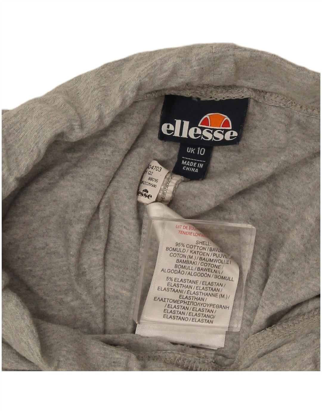 Ellesse Leggings graphiques pour femmes UK 10 petit coton gris