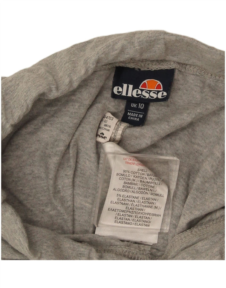 Ellesse Leggings graphiques pour femmes UK 10 petit coton gris
