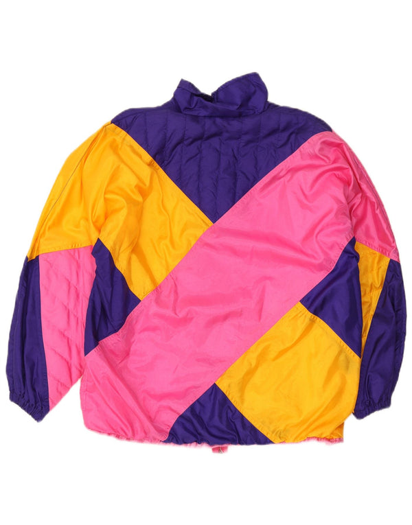 Master Veste de survêtement pour femme UK 16 Large Multicolore Colourblock