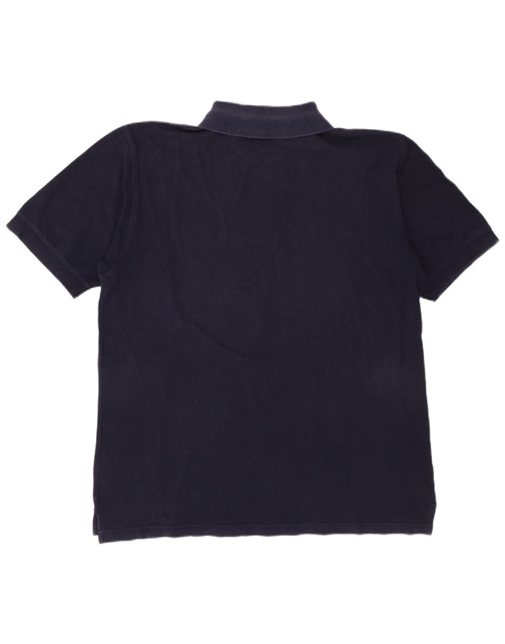 Reebok Polo Homme Grand Bleu Marine Coton
