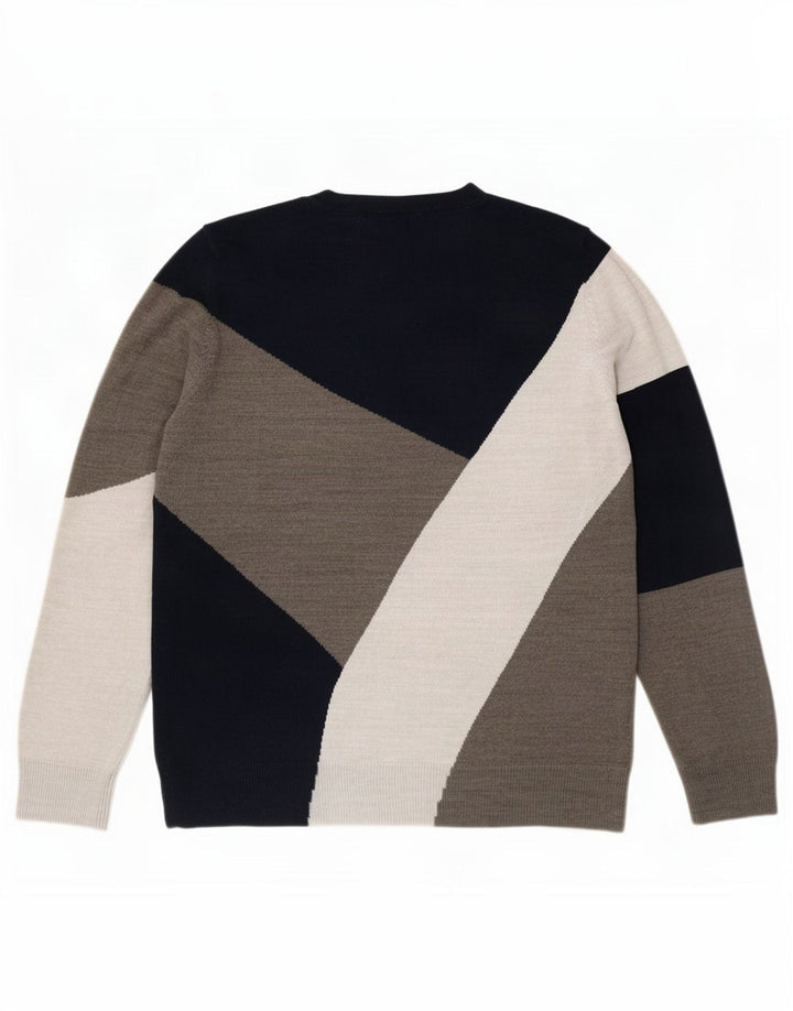 Marks & Spencer Pull à col rond pour femme UK 12 Gris moyen