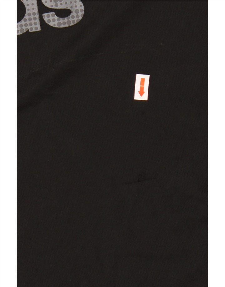 Adidas Hommes Climalite Graphic T-Shirt Haut Grand Noir Polyester