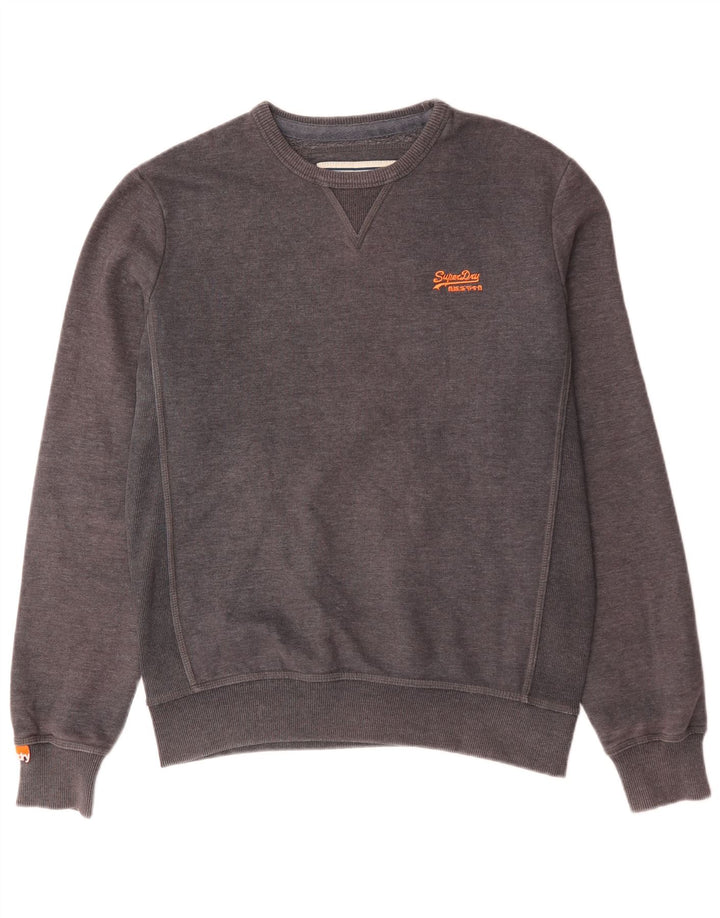 Superdry Sweat-Shirt Homme Gris Large Coton