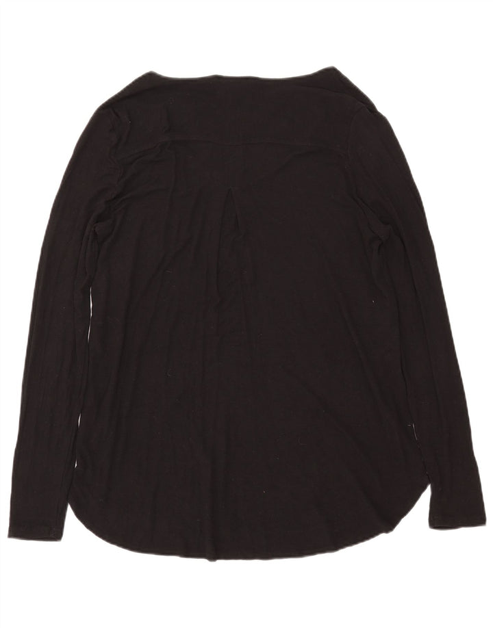 Essentials Haut oversize à manches longues pour femme UK 44 Medium Noir Viscose