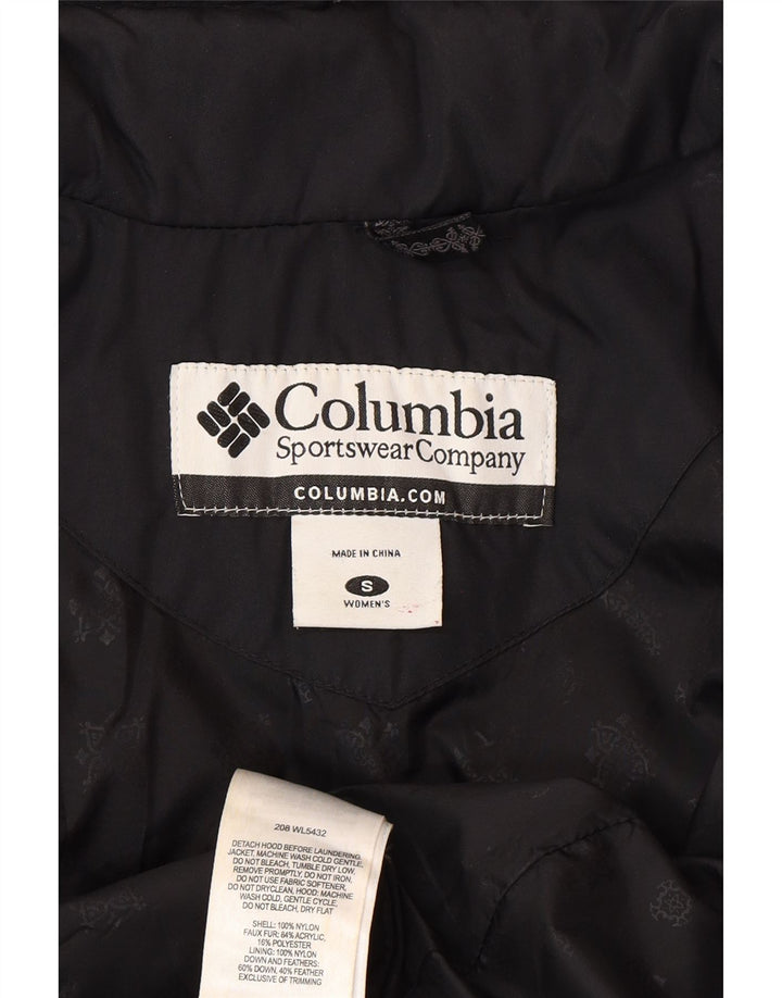 Columbia Veste matelassée pour femme UK 10 Small Noir Nylon