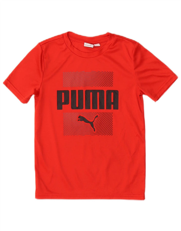 Puma T-Shirt Graphique Garçon 5-6 Ans Rouge